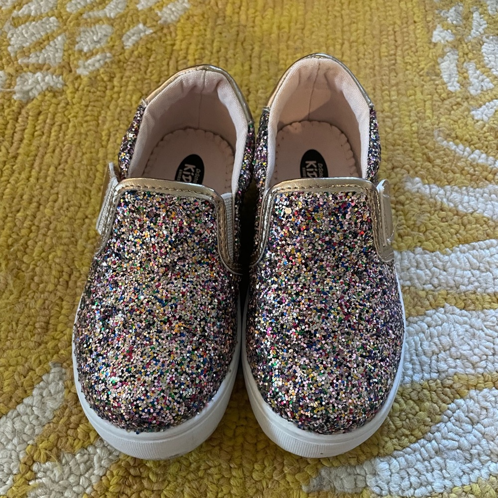 Dr. Scholl’s glitter slip ons